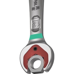 Clé à cliquet réversible Joker 17 mm à extrémité ouverte, clé blanche de 225 mm de longueur avec 15 anneaux WERA pour outils d'atelier - Product Image 5