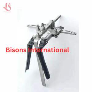 BISONS Lot de 4 pinces à os orthopédiques manuelles en acier inoxydable, type Lambert Lowman, à trois griffes - Product Image 6