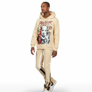 100% Cotton Material Made Flared Tracksuits for Women <b>Flare</b> Pants With Hoodie Set for <b>Men</b> in High Quality - Product Image 4