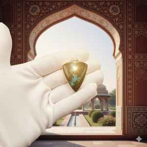 Pendentif en argent fait main de haute qualité, avec pierre précieuse naturelle Malachite verte, cabochon de forme mixte, cristal poli, pour la guérison et les fêtes - Product Image 3