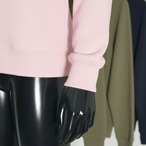 Sudadera de Forro Polar Personalizada con Logotipo, Talla Asiática, 300g, Promocional para Equipos, Manga Larga, Mezcla de Algodón, Cuello Redondo, para Hombre - Product Image 6