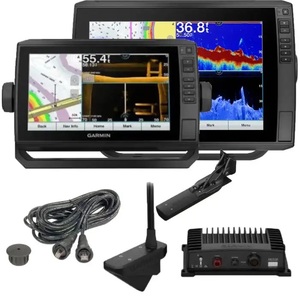 เครื่องนำทางทางทะเลคุณภาพสูง GARMINS ECHOMAP UHD2 93SV พร้อมชุด LIVESCOPE BUNDLE GLS 10 LVS34GT56 - Product Image 1