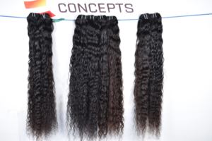 Venta al por mayor 100% indio crudo sin procesar sedoso rizado suelta onda profunda Super onda doble trama Natural virgen extensiones de cabello humano - Product Image 6