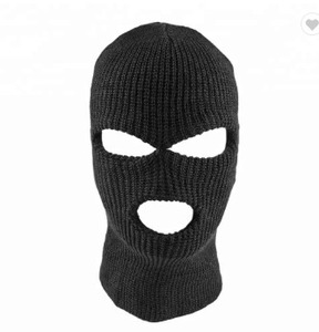Designer Men's Acrylic Knitted <b>Ski</b> Mask with Custom Logo 3-Hole Winter Balaclava for Adults' Sports Wholesale DDP Shipping - Product Image 4