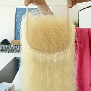 Lace Frontal HD Rubio Platino – Cabello Humano Virgen Vietnamita Natural, Encaje Invisible y Acabado Natural - Product Image 1