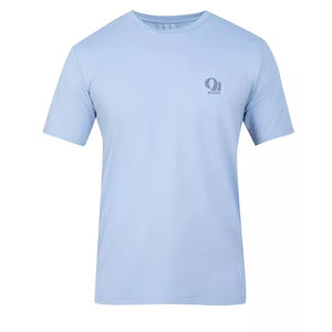 T-shirts sportifs personnalisés 100% coton pour hommes, vêtements de yoga respirants à séchage rapide et à manches courtes, coupe régulière, entraînement de salle de sport décontracté, vente en gros - Product Image 5