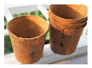 Olla de fibra de coco hecha a mano 100%/macetas de fibra de coco en Vietnam/maceta de fibra de coco natural o macetas de fibra de coco para jardín y casa hechas a mano - Product Image 3