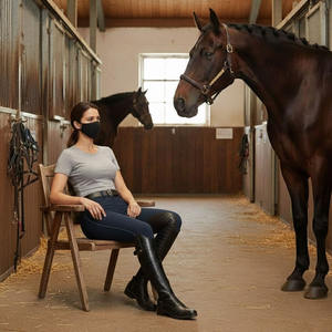 Pantalons d'équitation pour hommes à prix d'usine, avec genouillères, durables, pantalons d'équitation, pantalons d'entraînement, poches zippées - Product Image 5