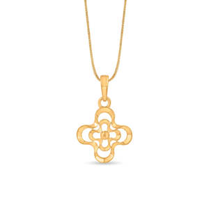 Collier pendentif numéro en or 18 carats avec perle et diamant moissanite, chaîne tendance religieuse - Product Image 3