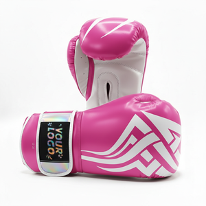 Gants de boxe en cuir rose de conception tendance en gros pour femmes |   Gants de boxe en cuir Équipement de combat - Product Image 1