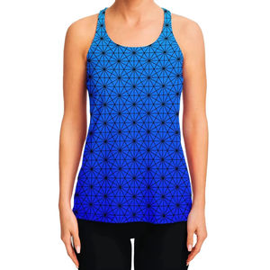 Camiseta sin Mangas para Mujer a Precio Económico, Diseño de Logotipo Frontal Personalizado, Transpirable, de Secado Rápido, Poliéster/Algodón, Servicio OEM, en Existencia - Product Image 5