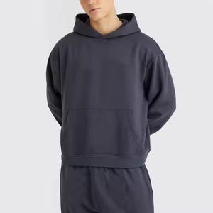 Ensemble de survêtement de sport pour homme, manches longues, collection hiver en coton, logo entièrement personnalisable, tendance - Product Image 5
