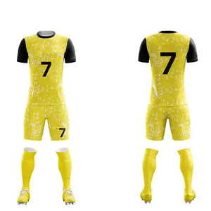 Uniforme de football uni pour adultes, dernier design, vêtements de football respirants, couleurs personnalisées, logo unisexe, haute qualité, OEM/ODM - Product Image 3