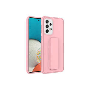Funda Protectora de Silicona Rosa Premium JoieCreatif Qstand para Samsung Galaxy A73, Carcasa Trasera Antigolpes Líquida - Product Image 1