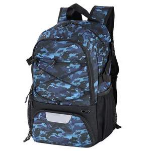 Sac à dos de basket-ball de marque privée en tissu néoprène Prix de gros Sac à dos de basket-ball léger avec poches latérales - Product Image 2