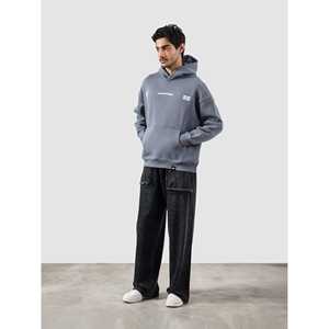 # Sudadera con Capucha 55 Frost Pattern, 100% Algodón French Terry, Tallas XS-XL, Diseño de Araña Estampado y Bordado, Logotipo Personalizable - Product Image 3