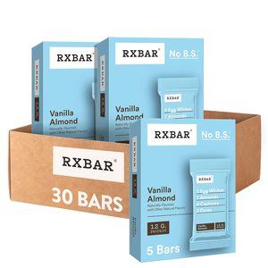 Barras de Proteína RXBAR, 12 g de Proteína, Snacks Sin Gluten, Vainilla y Almendra (6 Cajas, 30 Barras) - Product Image 1