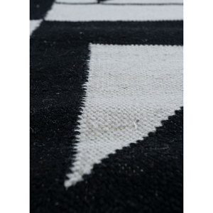 Alfombra de Yute Geométrica Abstracta Indusbar de 4m de Ancho, Tejido Plano de Lana con 10mm de Grosor para Habitación Juvenil -DW-178 - Product Image 3