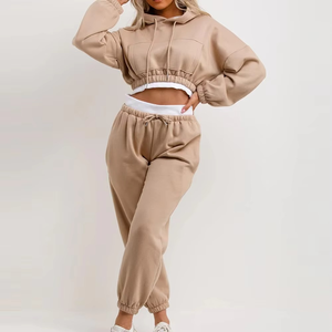 Chándales Personalizados 2025, Chándal Deportivo Informal de Invierno para Mujer, Talla Grande, Sublimación, Serigrafía, 100% Algodón - Product Image 4