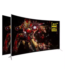 NEW Curved Smart <b>TV</b> 65inch Wholesale Big <b>Screen</b> 4K HD LED Android Game Mode Television - Product Image 2