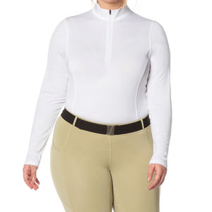 Conception Polyester Tissu Durable Femmes Chemises Équestres Spectacle pour Équitation T-Shirt Compétition Top Jodhpur & Culotte - Product Image 1