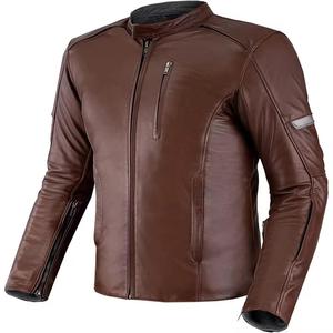 Chaqueta de cuero de motocicleta para hombre a prueba de viento transpirable tasa razonable logotipo personalizado/chaqueta de moto de color con material duradero - Product Image 1