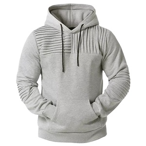 Vente en gros de sweatshirts et vêtements sweats à capuche personnalisés qualité personnalisée impression par sublimation polaire polyester col rond sweat à capuche pour homme - Product Image 1