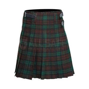 Kilt traditionnel fait à la main solide de huit verges pour hommes de qualité supérieure mélange de coton acrylique sangles en cuir robustes réglables pour les festivals - Product Image 3
