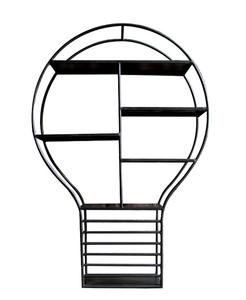 New Product Round Shape Rustic Wood Metal Gold Floating <b>Shelves</b> Decorative Wall <b>Shelf</b> Handmade Bulk Product - Product Image 1