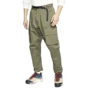 Pantalons cargo pour hommes en gros, pantalons cargo pour hommes de couleur unie, pantalons cargo pour hommes à plusieurs poches - Product Image 4