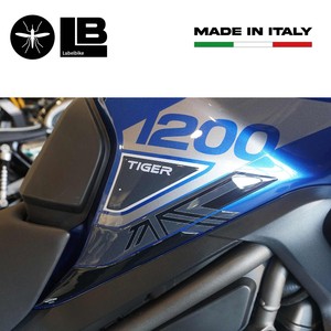 Adesivi 3D Personalizzati per Serbatoio Triumph Tiger 1200 GT & GT Pro, Protezione Laterale con Logo Compatibile - Product Image 2