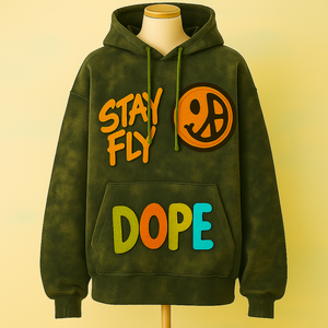 Sudaderas con Hombros Caídos para Jóvenes |   Ropa Urbana de Invierno para la Generación Z |   Opciones de Lavado Ácido, Impresión, Bordado y Pedrería |   Fábrica OEM/ODM | - Product Image 3