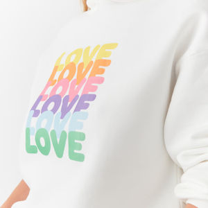 Factory Manufacture Custom Logo Luxury Crop Top Oversized <b>Hoodies</b> Wholesale Cotton Cropped Top Oversized <b>Hoodies</b> <b>For</b> Women - Product Image 5