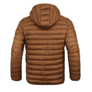 Meilleure vente Veste matelassée pour homme pour l'hiver Veste matelassée à capuche en toile de haute qualité en vente - Product Image 3