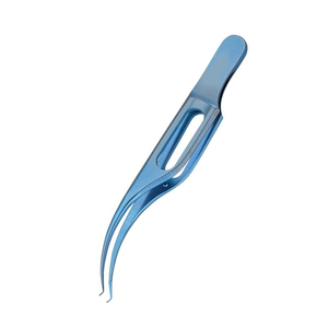Ensemble d'instruments de microchirurgie manuelle en acier inoxydable bleu de haute qualité pour la manipulation des tissus ophtalmiques - Product Image 6