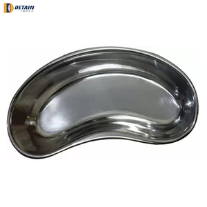 Plateaux médicaux en acier inoxydable en forme de rein OEM avec logo personnalisé, ensemble d'instruments chirurgicaux de classe II de haute qualité pour utilisation en machine - Product Image 3