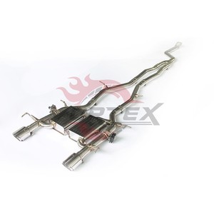 Sistema de Escape Catback con Silenciador y Tubos de Ajuste Valvetronic de Acero Inoxidable Pulido OEM de Vortex Factory para Cadillac ATS - Product Image 1