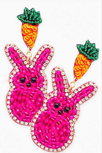 Premium artisanat perlé broderie noël ampoule boucle d'oreille avec des bijoux de haute qualité mignon Style fantaisie à la mode de l'inde - Product Image 5