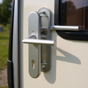 ชุดอุปกรณ์ป้องกัน HOPPE Stockholm 1140/3331/3410 อะลูมิเนียม F1 อุปกรณ์เสริมภายนอกรถบ้าน ขนาด 92 มม. 66-76 มม. - Product Image 3