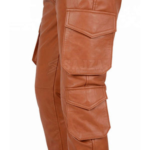 กางเกงหนังผู้ชายแห้งเร็วเสื้อผ้าผู้ชายกางเกงหนังปรับแต่งได้อย่างยั่งยืน - Product Image 4