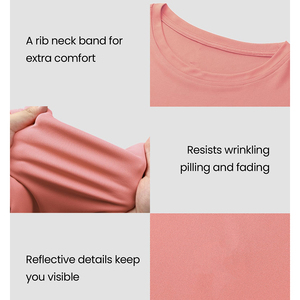เสื้อยืดแขนยาวดีไซน์คลาสสิกระบายอากาศได้ดีสีพื้นโลโก้ตามสั่ง - Product Image 4