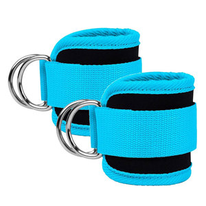 Prix de gros Harnais de cheville Harnais de cheville de qualité supérieure Haltérophilie Gym Fitness Gear Harnais de cheville Fabriqué au Pakistan - Product Image 1