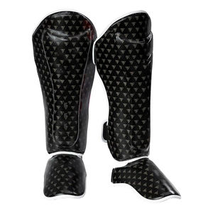 Protectores de Espinilleras de Cuero de Alta Calidad para MMA y Kickboxing, Almohadillas de Espinilleras para Sparring de Boxeo, Protección Ecológica para Entrenamiento, Venta al Por Mayor - Product Image 6