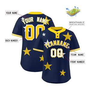 Camiseta de béisbol de tendencia Uniforme de béisbol transpirable personalizado más vendido Ropa de equipo personalizada Uniforme de béisbol deportivo para hombres - Product Image 2