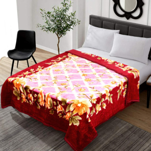 ที่นอนเตียงคู่ผ้าห่มขนมิงค์2ชั้นลายนูนสำหรับฤดูหนาว - Product Image 5