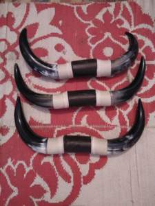 Nuevo Juego de Cuernos para Beber, Juego de Dos Cuernos para Decoración de Pared - Product Image 4