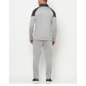 OEM/ODM Survêtement respirant à fermeture éclair pour homme Logo sérigraphié personnalisé Coupe décontractée Vêtements d'hiver Survêtement pour homme performance - Product Image 6