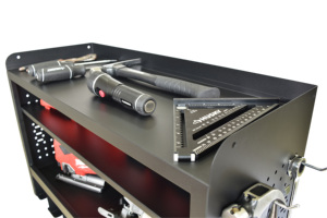 Armoire à outils murale en panneau perforé en acier personnalisée en gros avec support OEM d'accessoires d'entrepôt de garage automatique - Product Image 6