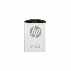 Clé USB personnalisée HP HPFD222W-64 en métal argenté, capacité 64 Go, interface USB 3.0, pour promotions et cadeaux - Product Image 1