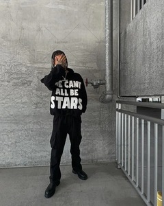 Sudadera con capucha con estampado de letras American Hip-hop Casual Sudadera de gran tamaño Hombres Estilo punk Cool Trendy Brand Streetwear - Product Image 2